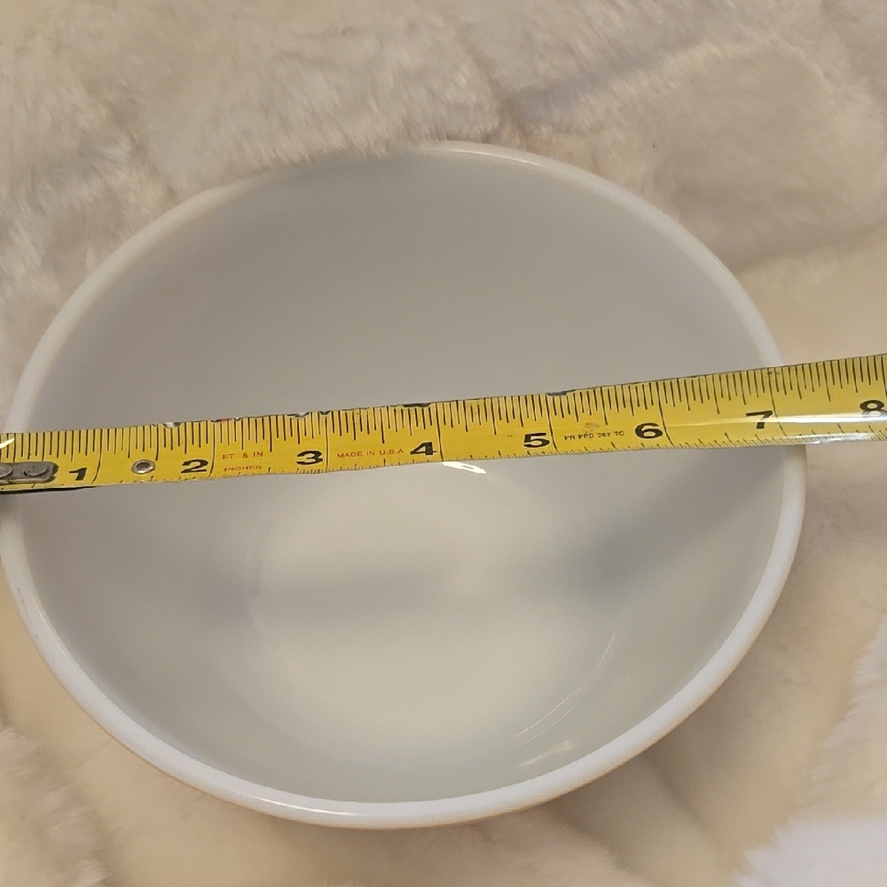 Vintage Pyrex  Bowl Woodland Brown Floral